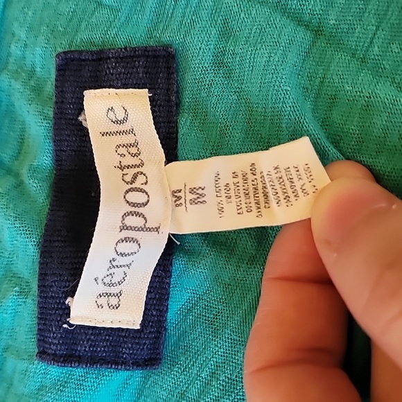 Aeropostale Womens Blue Teal U Neck Short Sleeve Tee Shirt M - Picture 2 of 3
